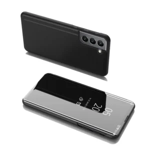 Clear View Case flip cover for Samsung Galaxy S22 + (S22 Plus) blackeng