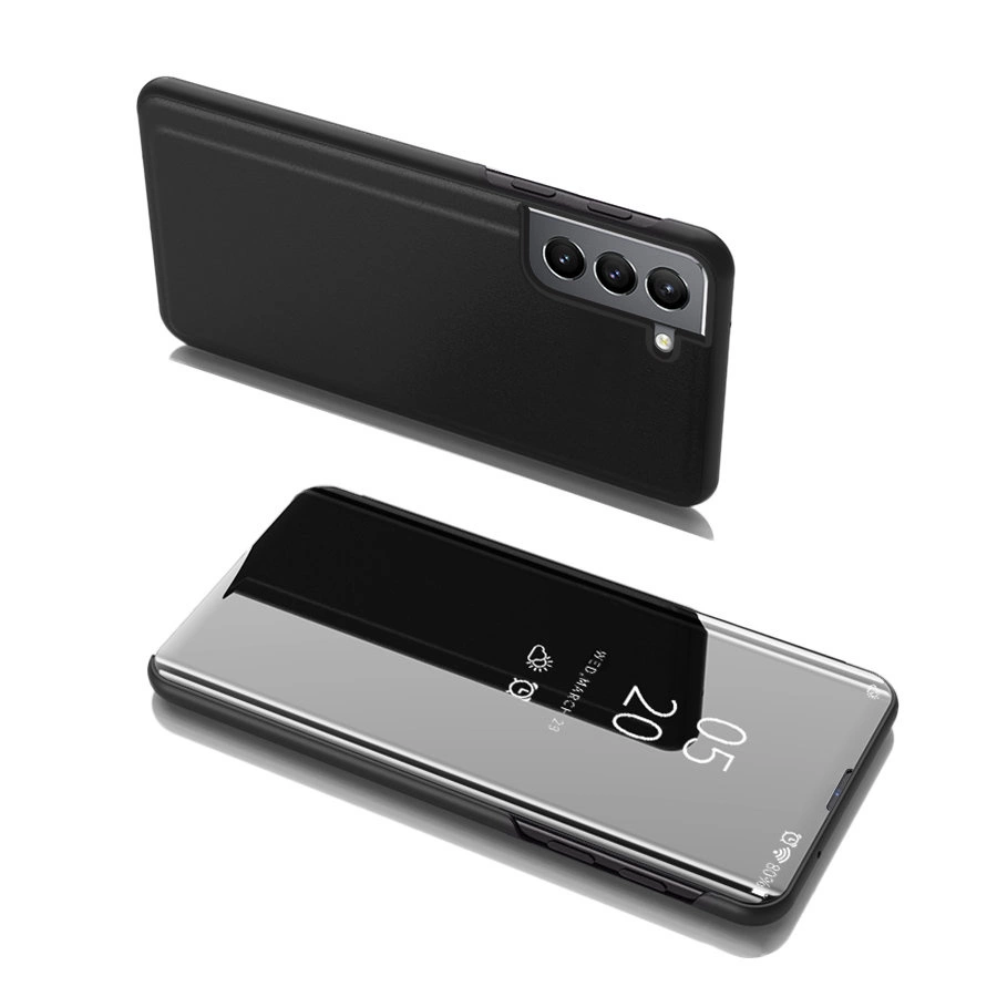 88626_1 Clear View Case flip cover for Samsung Galaxy S22 + (S22 Plus) blackeng