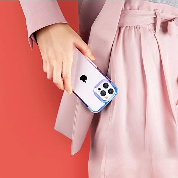Uniq Combat Duo case iPhone 13 Pro Max 6.7" blue-pink/blue-pinkeng