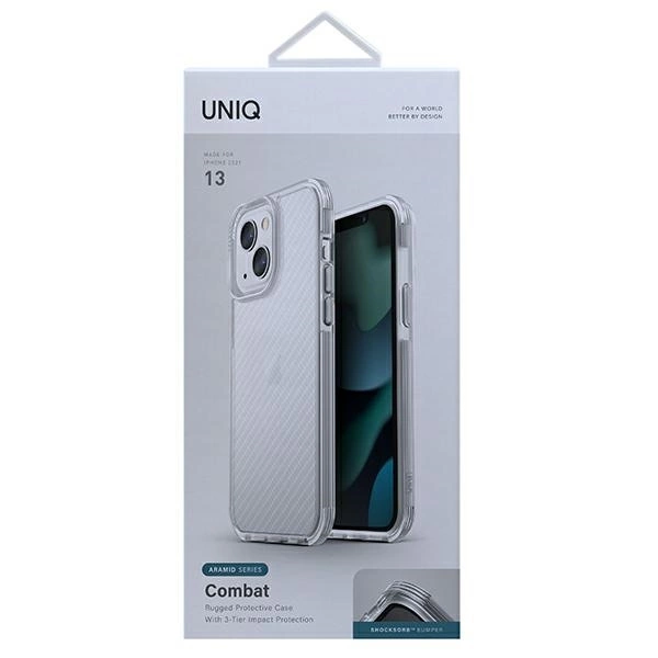Uniq Combat case for iPhone 13 - transparenteng