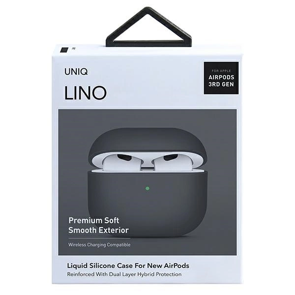 Uniq Lino Silicone case for AirPods 3 - grayeng