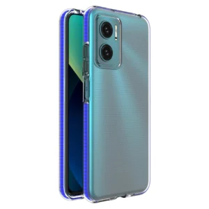 Spring Case cover gel cover with a colored frame for Xiaomi Redmi 10 dark blueeng