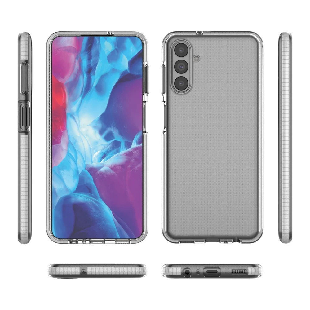 Spring Case Cover Gel Cover with Color Frame for Samsung Galaxy A13 5G Light Pinkeng