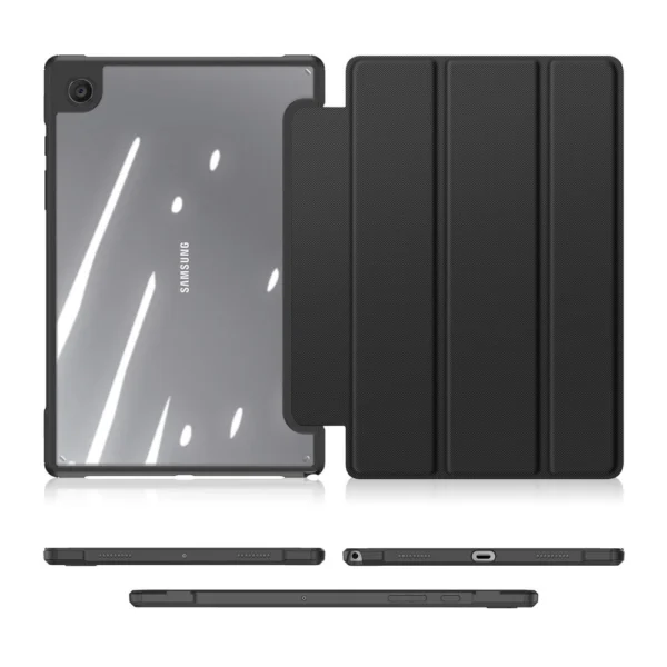 Dux Ducis Toby Rugged Flip Smart Case for Samsung Galaxy Tab A8 10.5'' 2021 Blackeng
