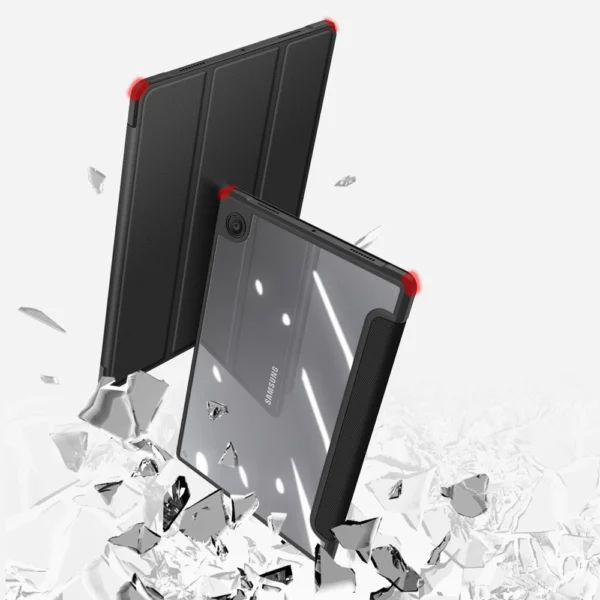 Dux Ducis Toby Rugged Flip Smart Case for Samsung Galaxy Tab A8 10.5'' 2021 Blackeng