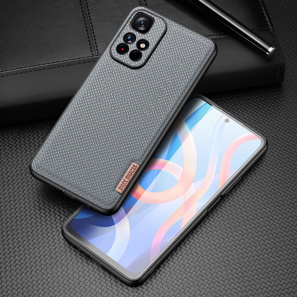 Dux Ducis Fino case cover covered with nylon material Poco M4 Pro 5G blueeng