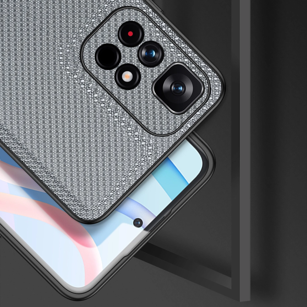 Dux Ducis Fino case cover covered with nylon material Poco M4 Pro 5G blueeng