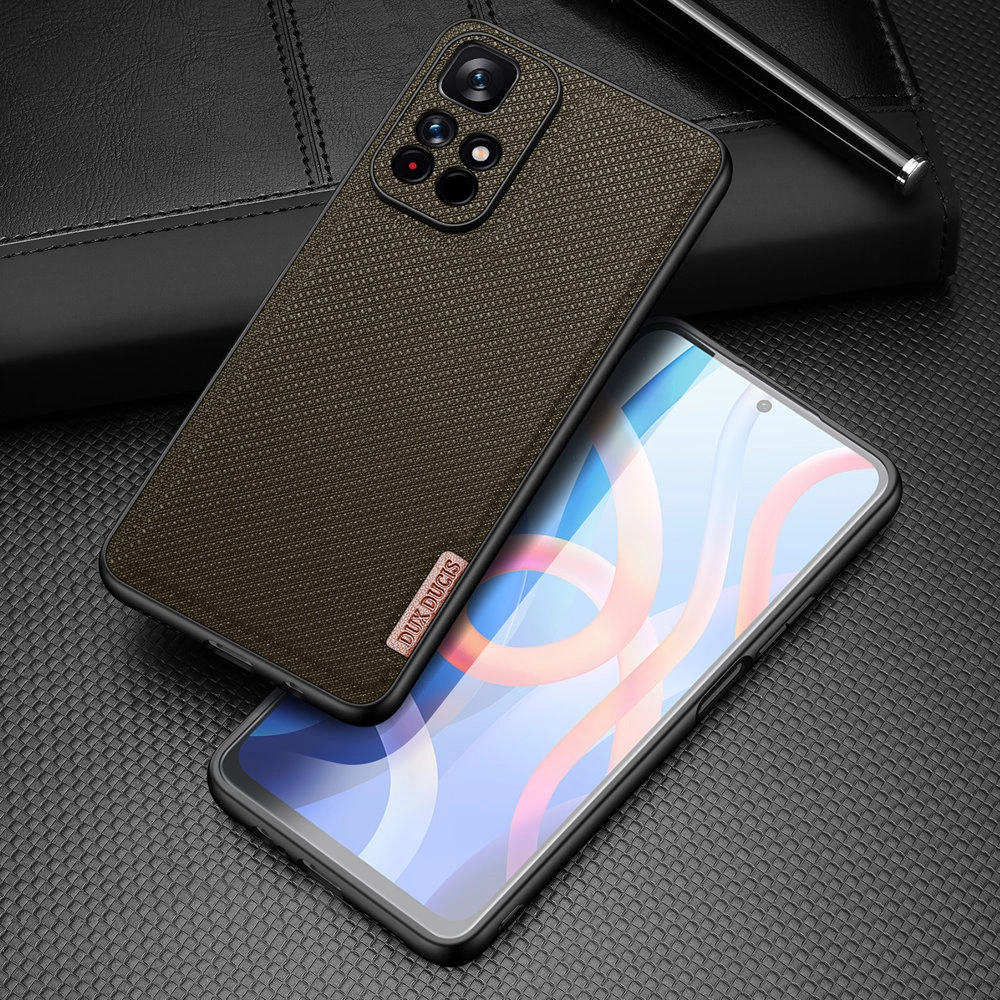 Dux Ducis Fino case cover covered with nylon material Poco M4 Pro 5G greeneng