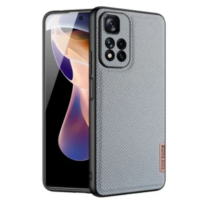 Dux Ducis Fino case nylon covered cover Xiaomi Redmi Note 11 Pro+ 5G (China) / 11 Pro 5G (China) / Mi11i HyperCharge / Poco X4 NFC 5G blueeng