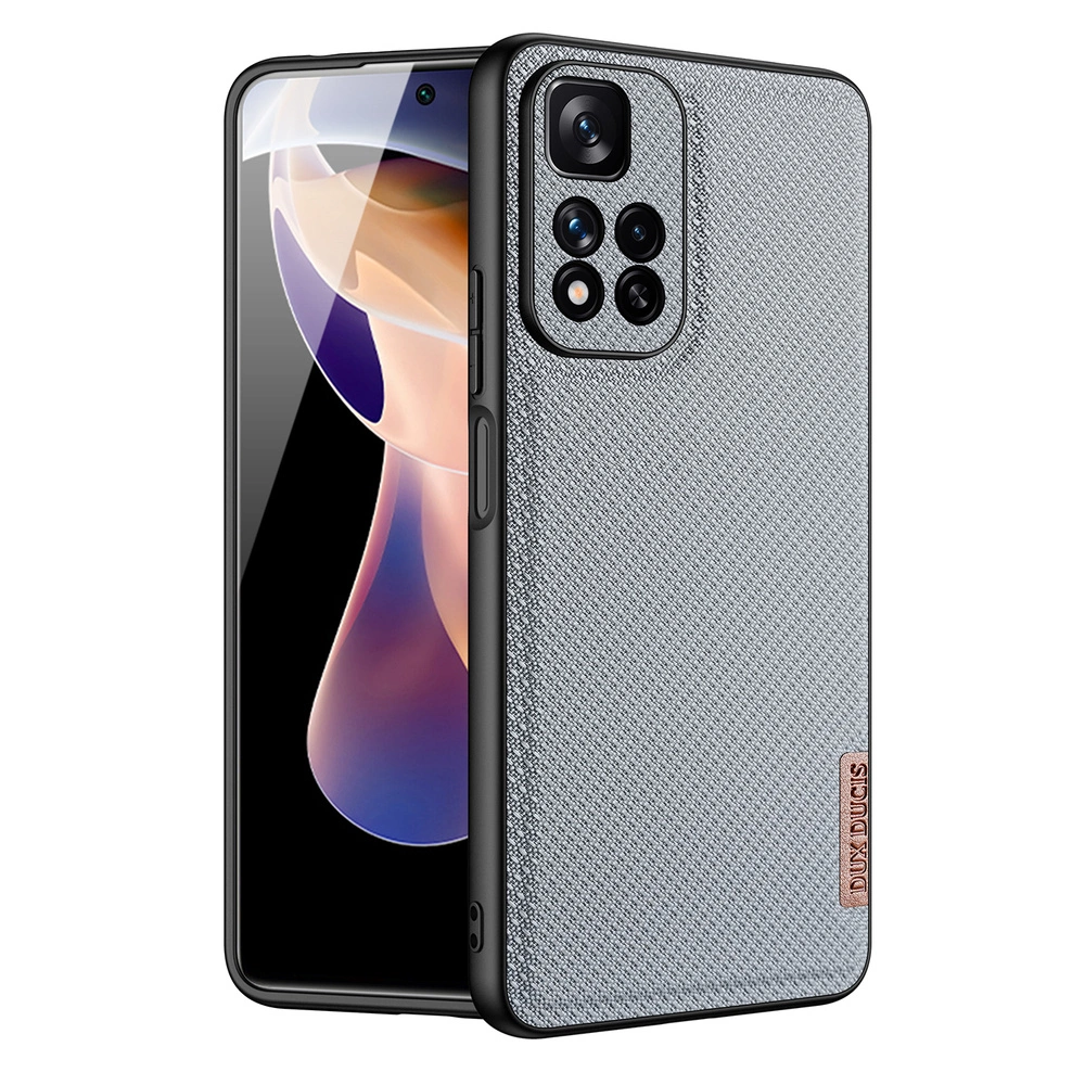 Dux Ducis Fino case nylon covered cover Xiaomi Redmi Note 11 Pro+ 5G (China) / 11 Pro 5G (China) / Mi11i HyperCharge / Poco X4 NFC 5G blueeng
