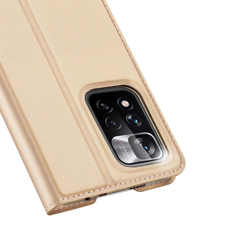 Dux Ducis Skin Pro Holster Case Cover Flip Poco M4 Pro 5G goldeng