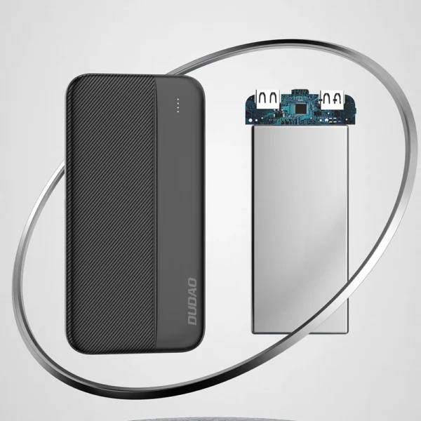 Dudao K4S powerbank 2x USB Type A 10000mAh 5V / 2A whiteeng