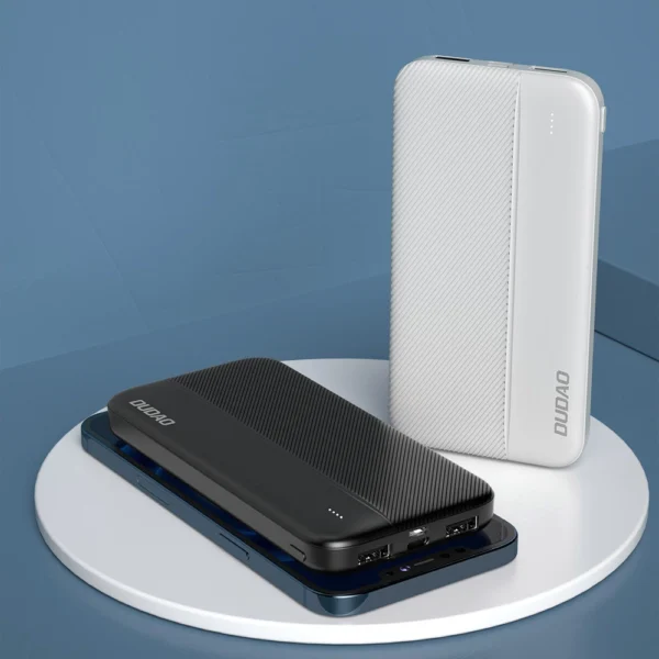 Dudao K4S powerbank 2x USB Type A 10000mAh 5V / 2A whiteeng
