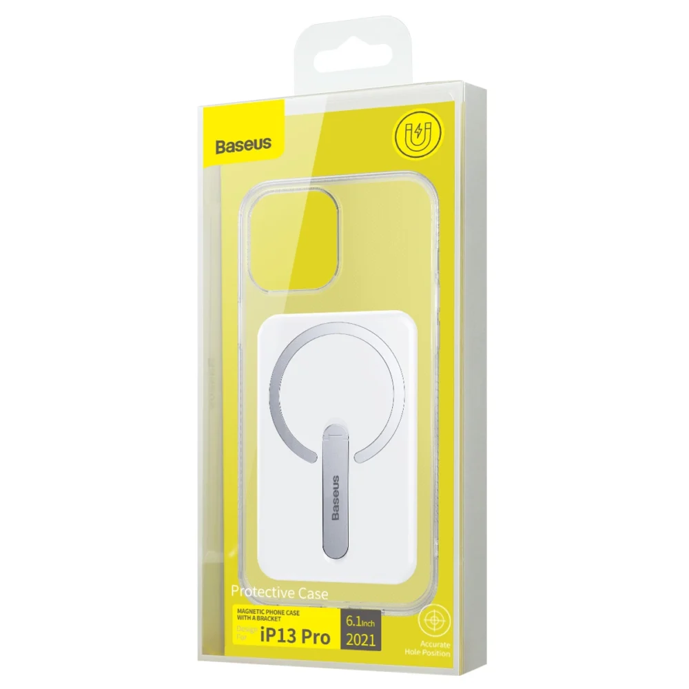 Baseus Magnetic Phone Case iPhone 13 Pro (6.1" 2021) transparenteng