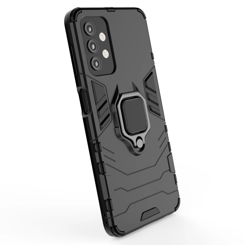 Ring Armor tough hybrid case cover + magnetic holder for Samsung Galaxy A33 5G blackeng