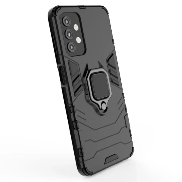 Ring Armor tough hybrid case cover + magnetic holder for Samsung Galaxy A13 5G blackeng