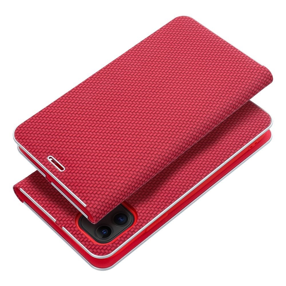 LUNA Book Carbon for IPHONE 17 Pro Max red