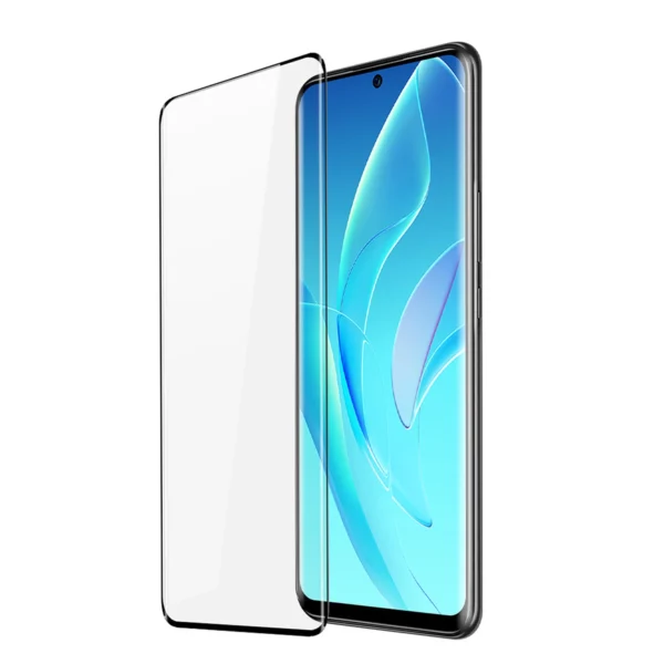 Dux Ducis Curved Glass Tempered glass for Honor 60 Pro with a black frameeng