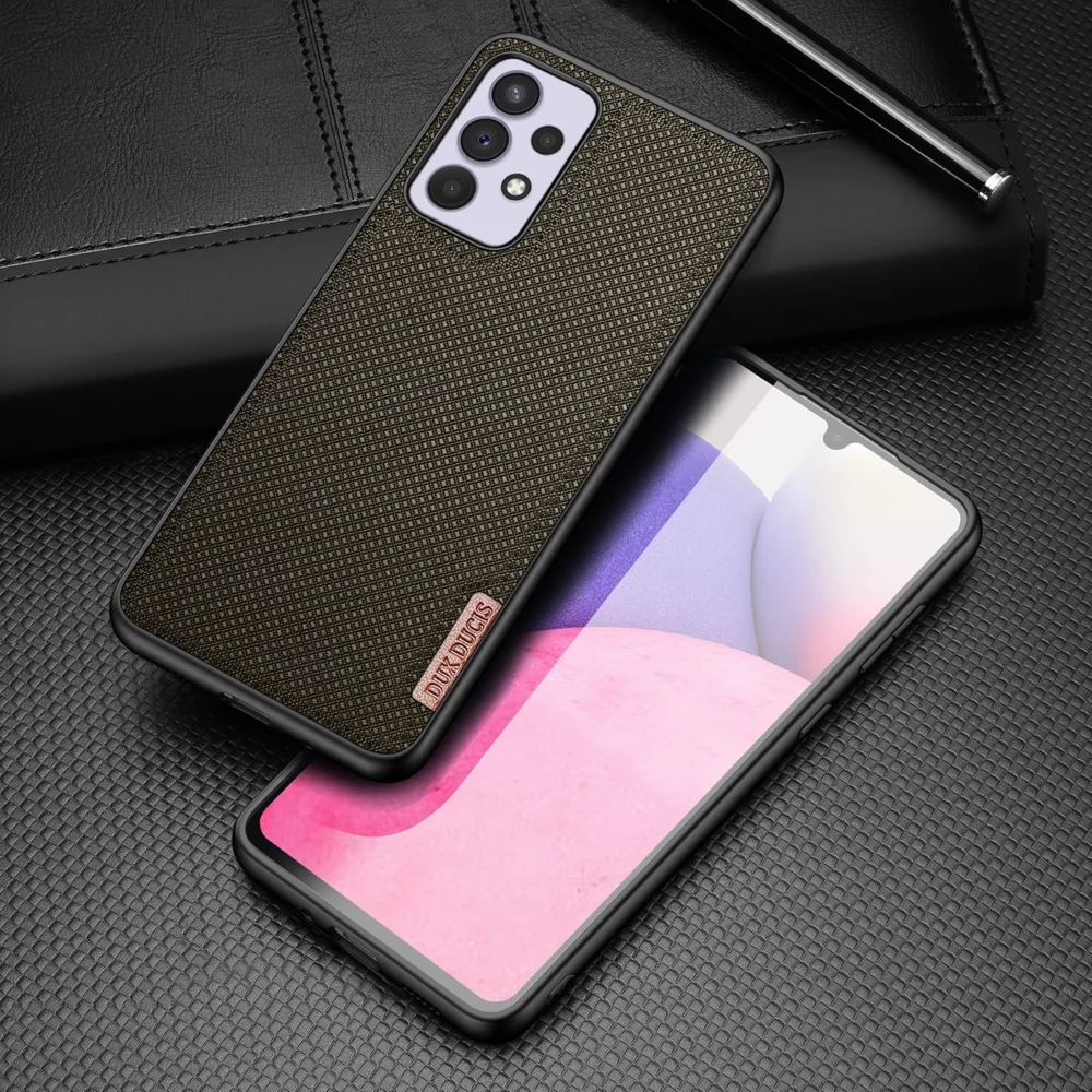 Dux Ducis Fino case is made of nylon material for Samsung Galaxy A33 5G greeneng
