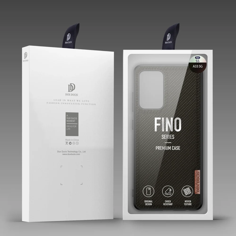 Dux Ducis Fino case is made of nylon material for Samsung Galaxy A33 5G greeneng