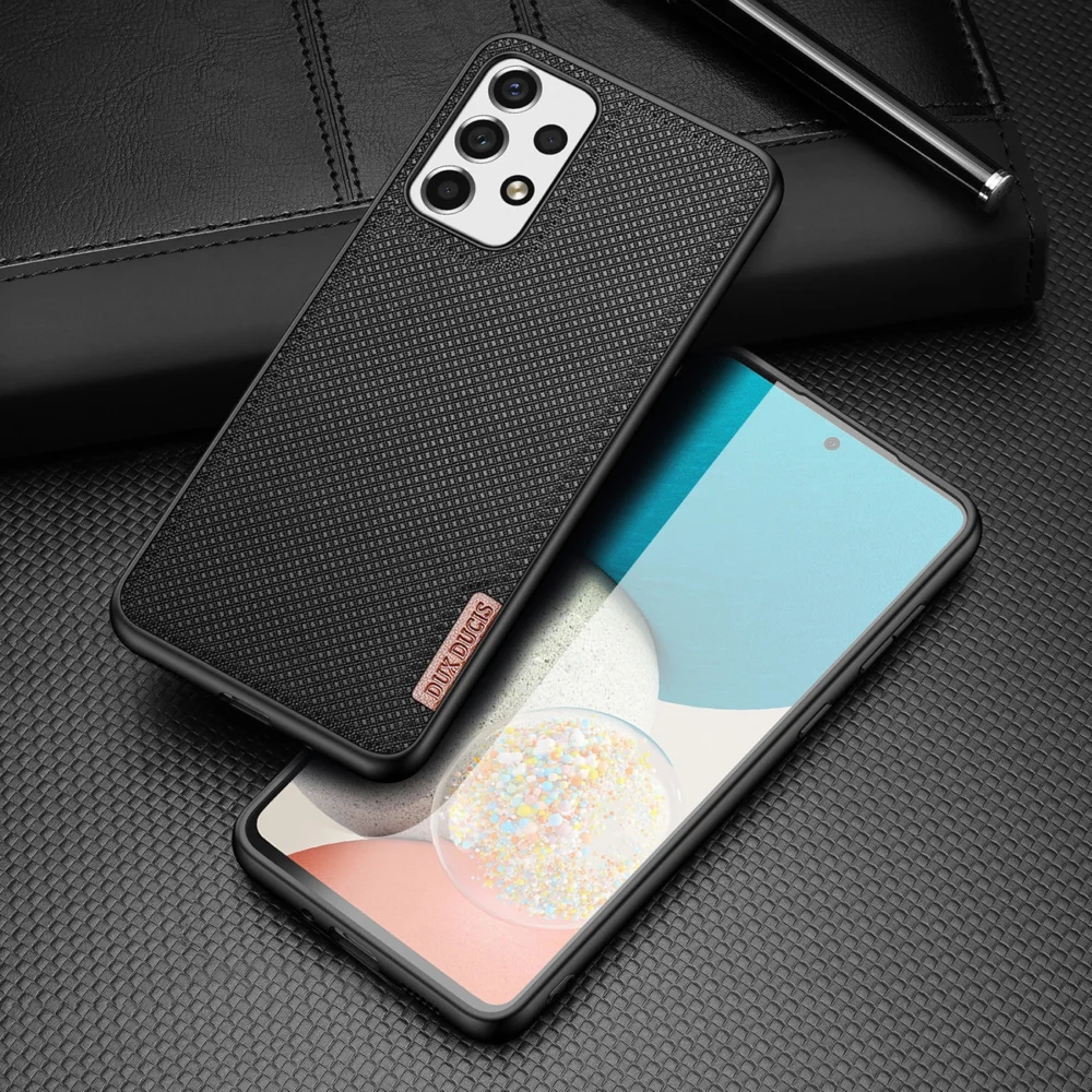 Dux Ducis Fino case cover, nylon material Samsung Galaxy A73 blackeng