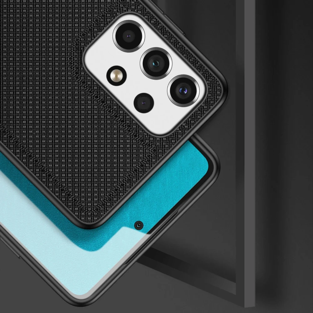 Dux Ducis Fino case cover, nylon material Samsung Galaxy A73 blackeng