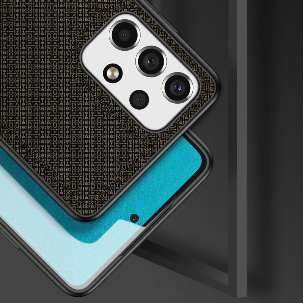 Dux Ducis Fino case is made of nylon material for Samsung Galaxy A73 greeneng
