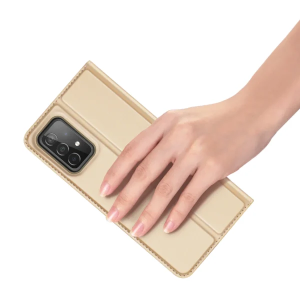 Dux Ducis Skin Pro Holster Cover Flip Cover for Samsung Galaxy A73 goldeng