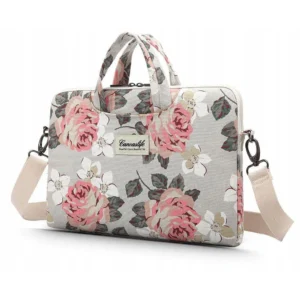 Canvaslife Briefcase Laptop Bag 13-14'' - White/Pinkeng