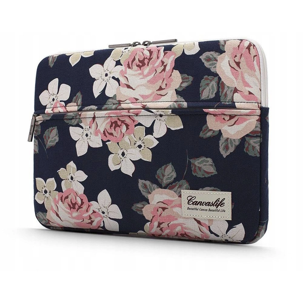 Canvaslife Sleeve for 13-14'' Laptop - Navy Blue and Pinkeng