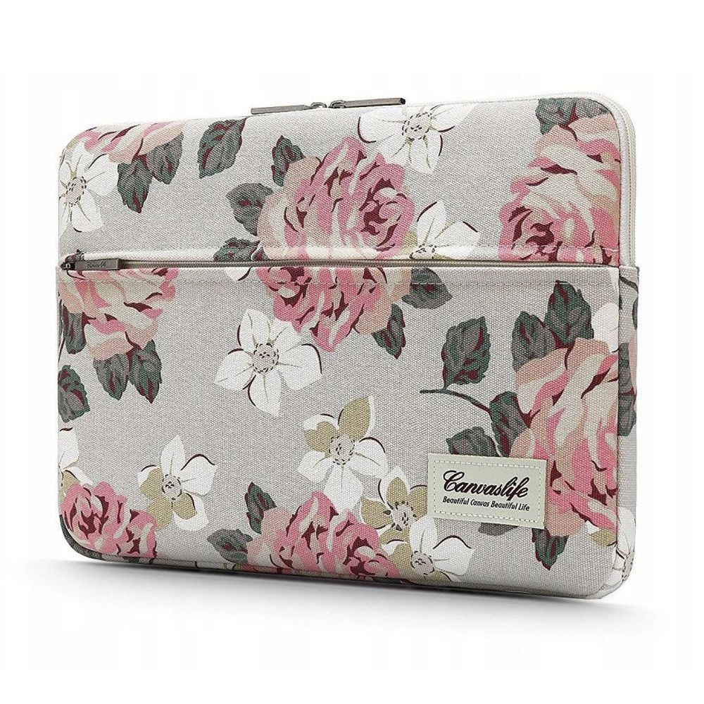 Canvaslife Sleeve for 13-14'' Laptop - White and Pinkeng