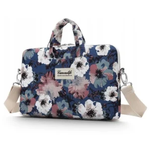 Canvaslife Briefcase 15-16'' Laptop Bag - Navy Blue and Whiteeng