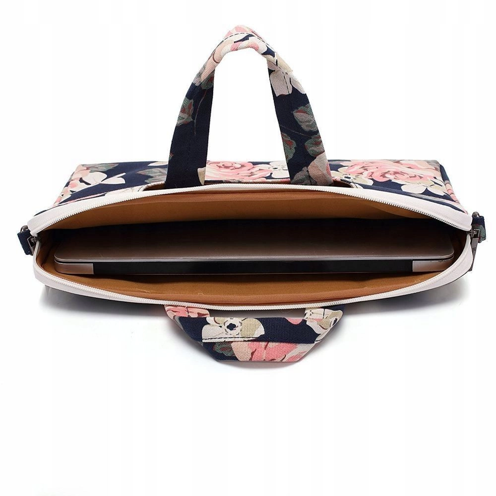 Canvaslife Briefcase 15-16'' Laptop Bag - Navy Blue and Whiteeng