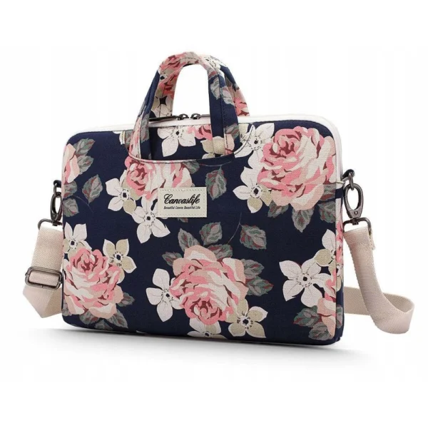 Canvaslife Briefcase Laptop Bag 15-16'' - Navy Blue/Pinkeng