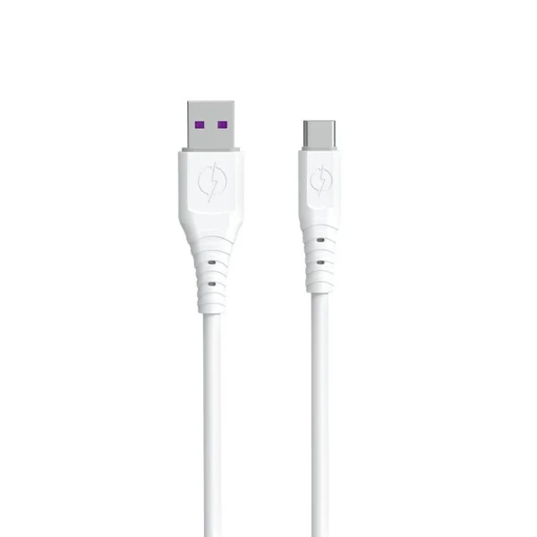 Dudao cable USB - USB Type C 6A cable 1 m white (TGL3T)eng