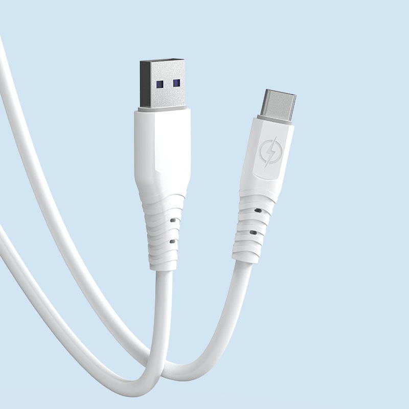 Dudao cable USB - USB Type C 6A cable 1 m white (TGL3T)eng