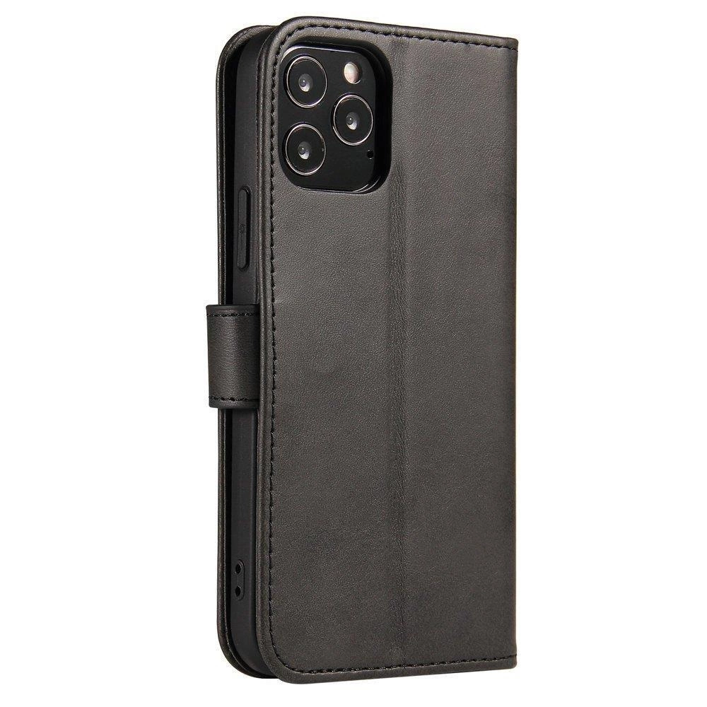 Magnet Case elegant case cover with a flap and stand function for Samsung Galaxy A03s (166.5) blackeng