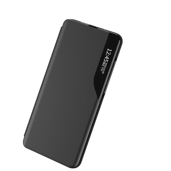 Eco Leather View Case an elegant case with a flap and stand function for Samsung Galaxy A73 redeng
