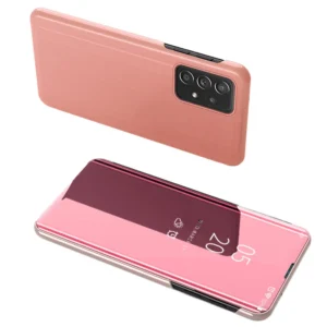 Clear View Case flip cover for Samsung Galaxy A73 pinkeng