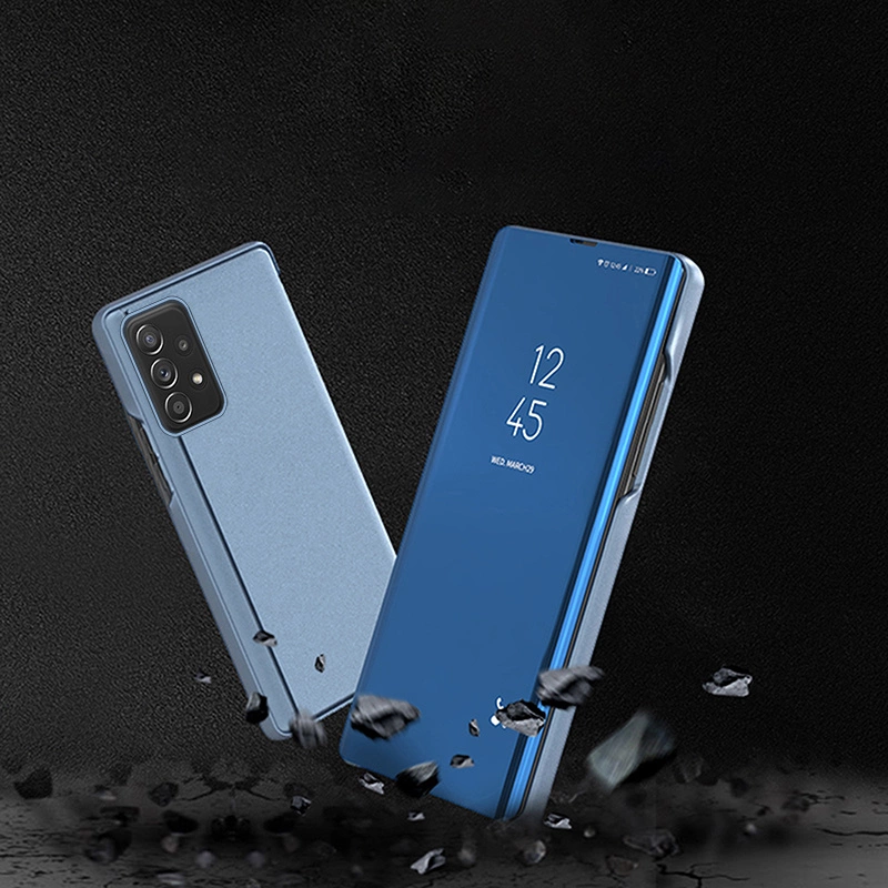 Clear View Case Flip Cover for Samsung Galaxy A33 5G blueeng