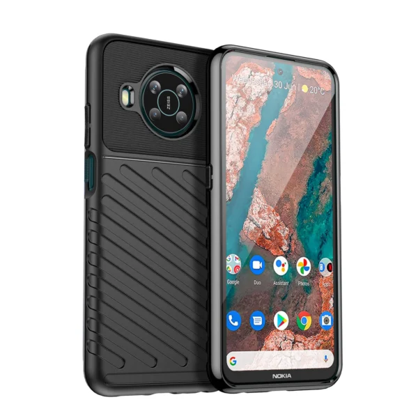 Thunder Case flexible armored cover for Nokia X100 blackeng
