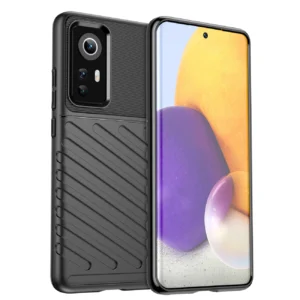 Thunder Case flexible armored cover for Xiaomi 12 / 12X blackeng