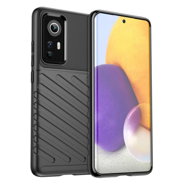 Thunder Case flexible armored cover for Xiaomi 12 / 12X blackeng