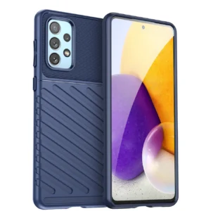 Thunder Case flexible armored cover for Samsung Galaxy A73 blueeng