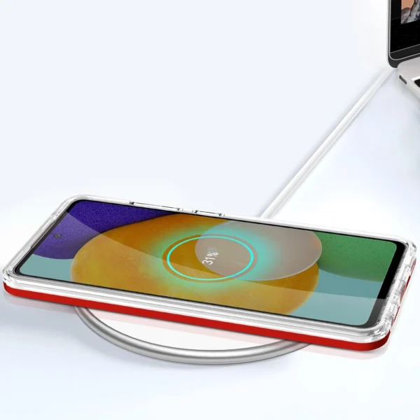 Clear 3in1 Case for Samsung Galaxy A33 5G Frame Gel Cover Redeng