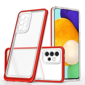Clear 3in1 Case for Samsung Galaxy A73 Frame Cover Gel Redeng