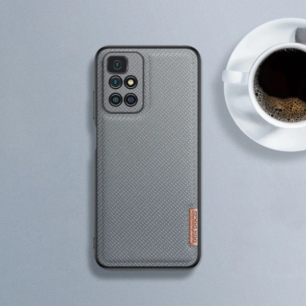 Dux Ducis Fino case cover covered with nylon material Xiaomi Redmi 10 blueeng