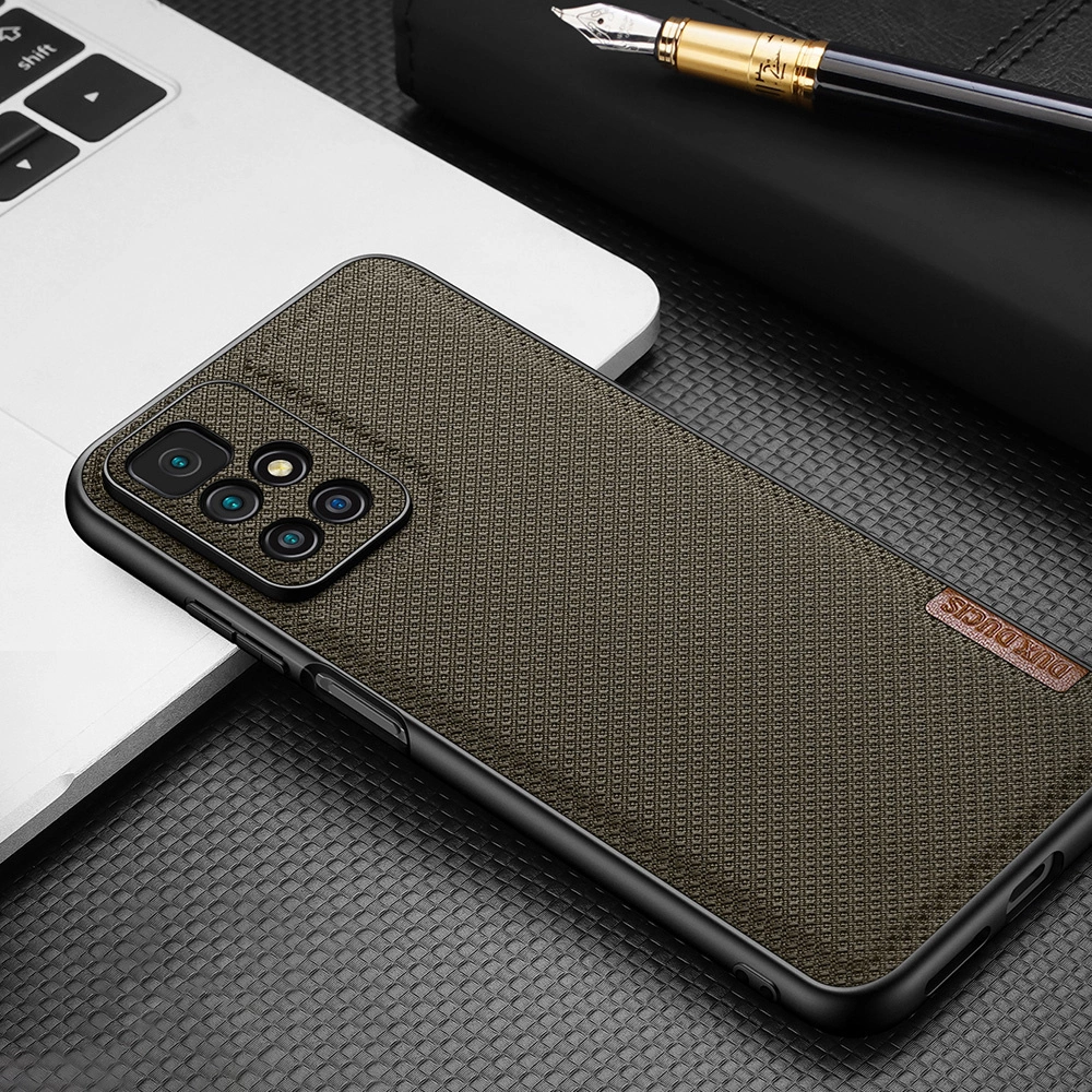 Dux Ducis Fino case cover covered with nylon material Xiaomi Redmi 10 blueeng
