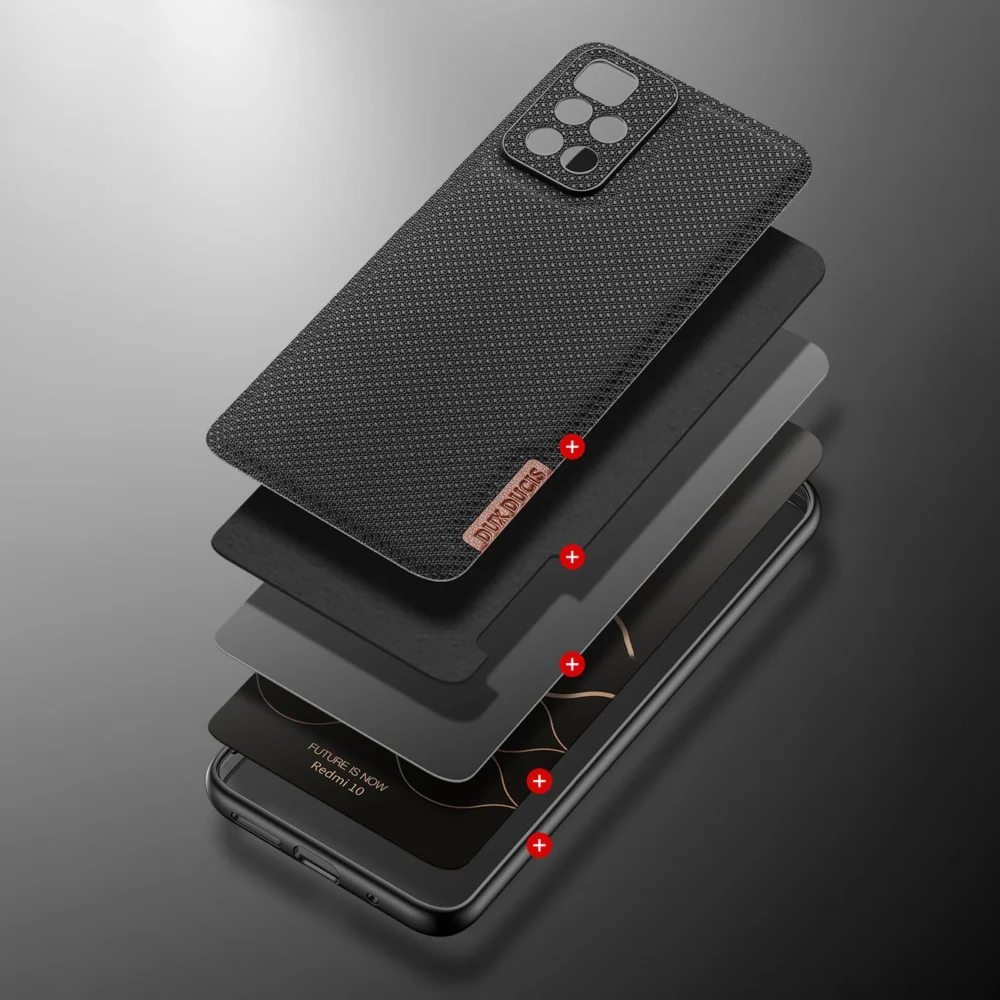 Dux Ducis Fino case cover covered with nylon material Xiaomi Redmi 10 greeneng