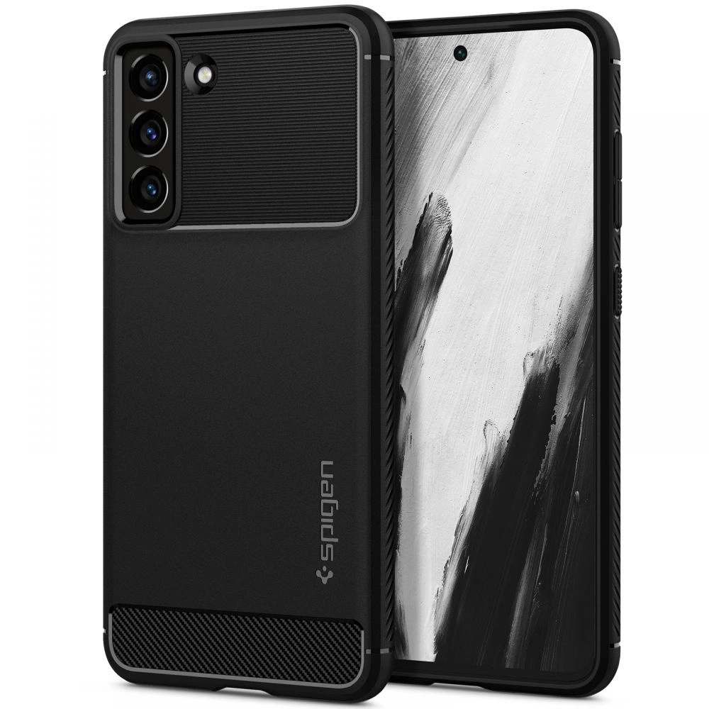 Spigen Rugged Armor Case for Samsung Galaxy S21 FE - Matte Blackeng